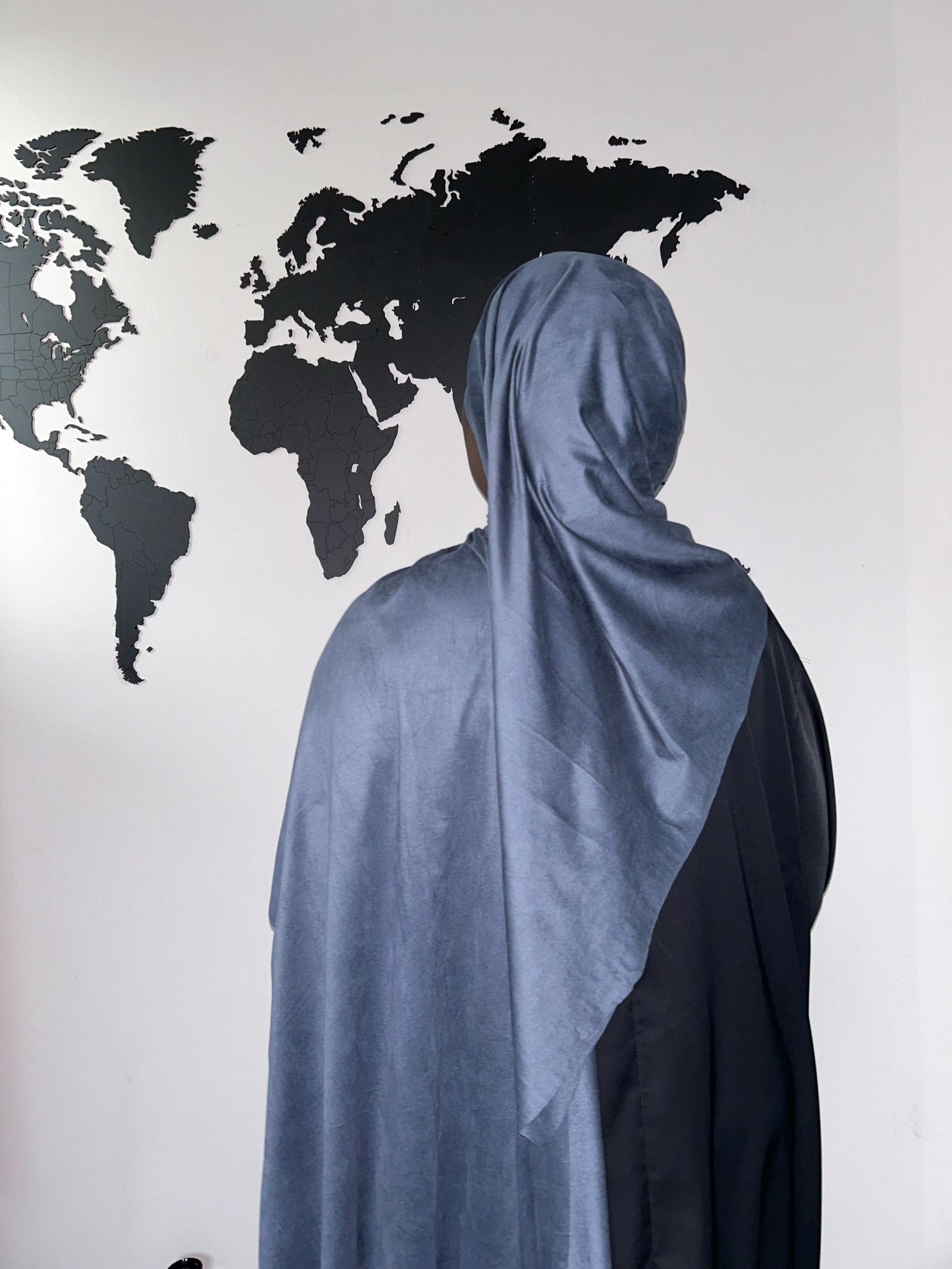Suede Hijab - Stone