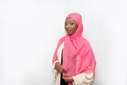 Everyday Crinkle Hijab - Pink