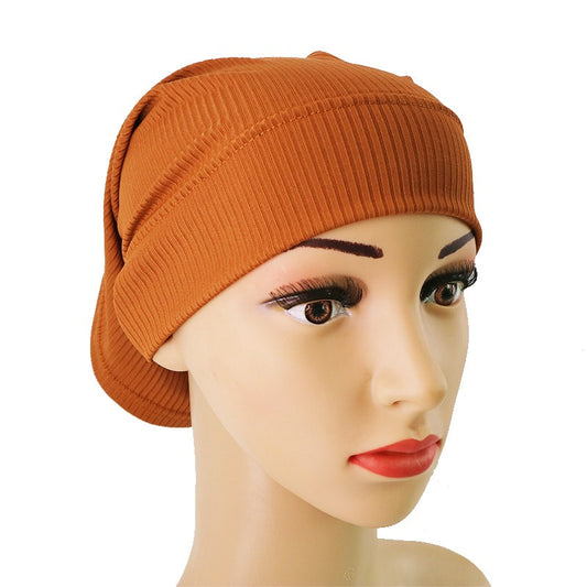 Ribbed Jersey Under Cap - Ginger