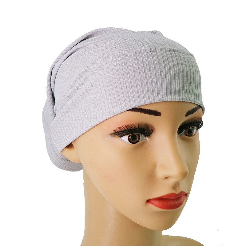 Ribbed Jersey Under cap - Gray