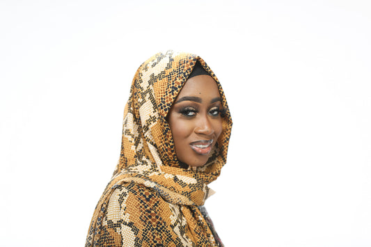 Printed Chiffon Hijab - Binta