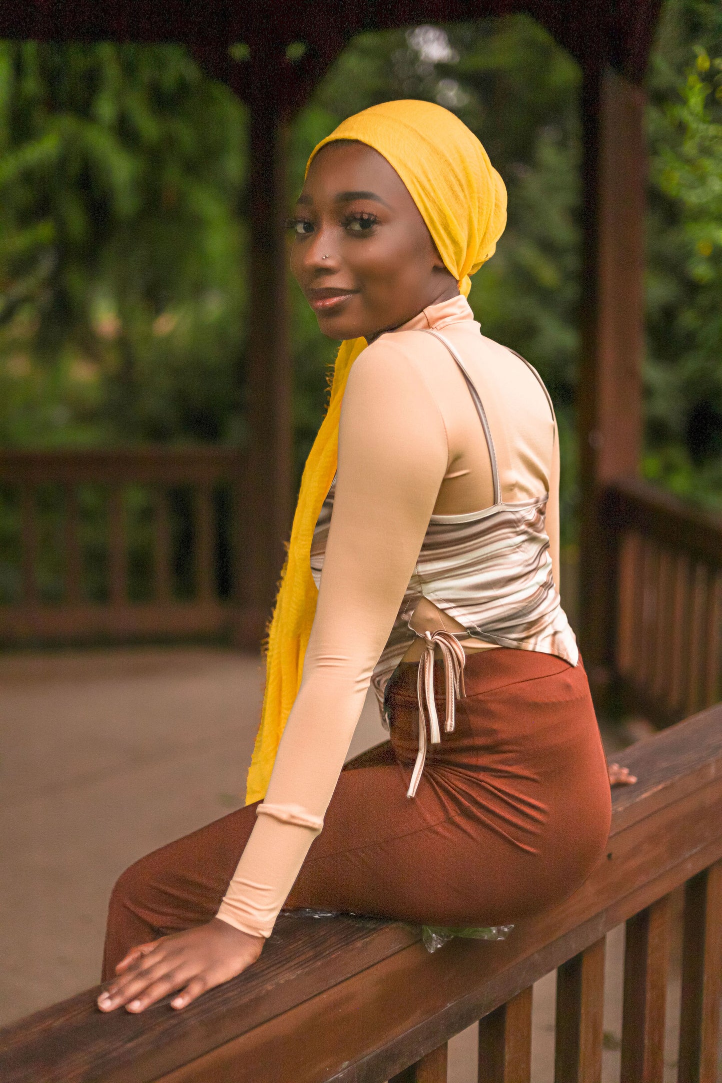 Everyday Crinkle Hijab - Mustard