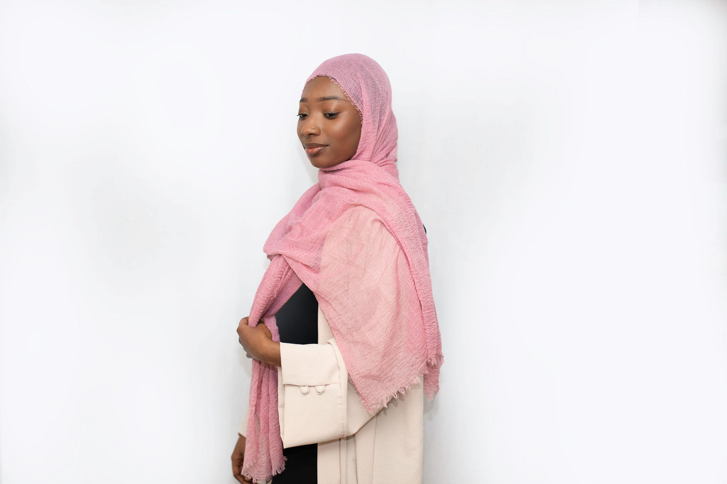 Everyday Crinkle Hijab - Flamingo