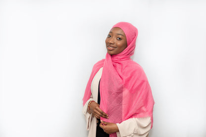 Everyday Crinkle Hijab - Pink