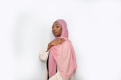 Everyday Crinkle Hijab - Flamingo